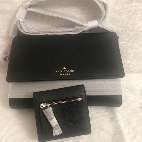 KATE SPADE ♠️ SET ♠️ CROSSBODY  BAG AND WALLET 🆕 - Picture 4 of 10
